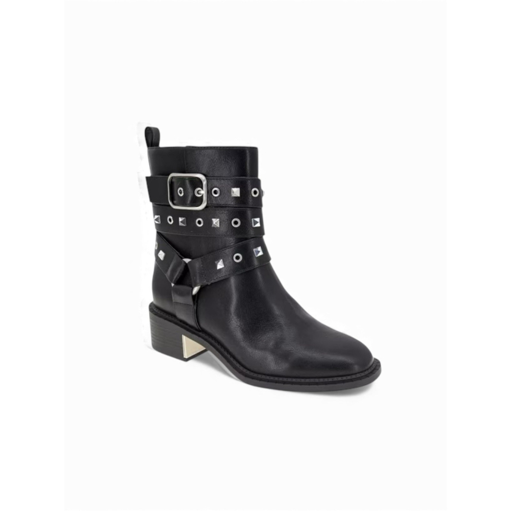 BCBGeneration BARLA Womens Studded Manmade Motorcycle Boots, Size 5.5M
